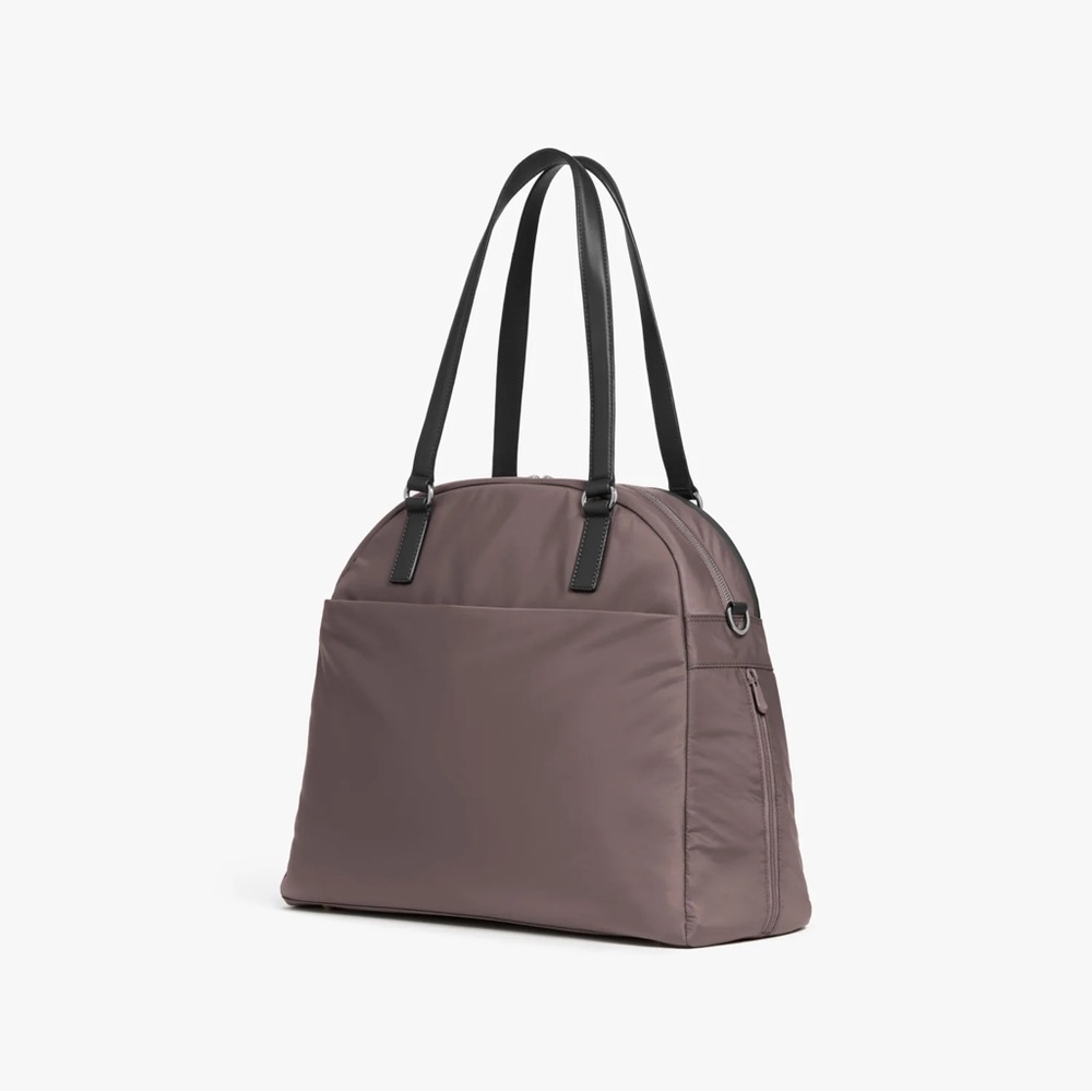 Lo & Sons Grey Exterior / Silver Hardware / Azure Interior Travel Bag